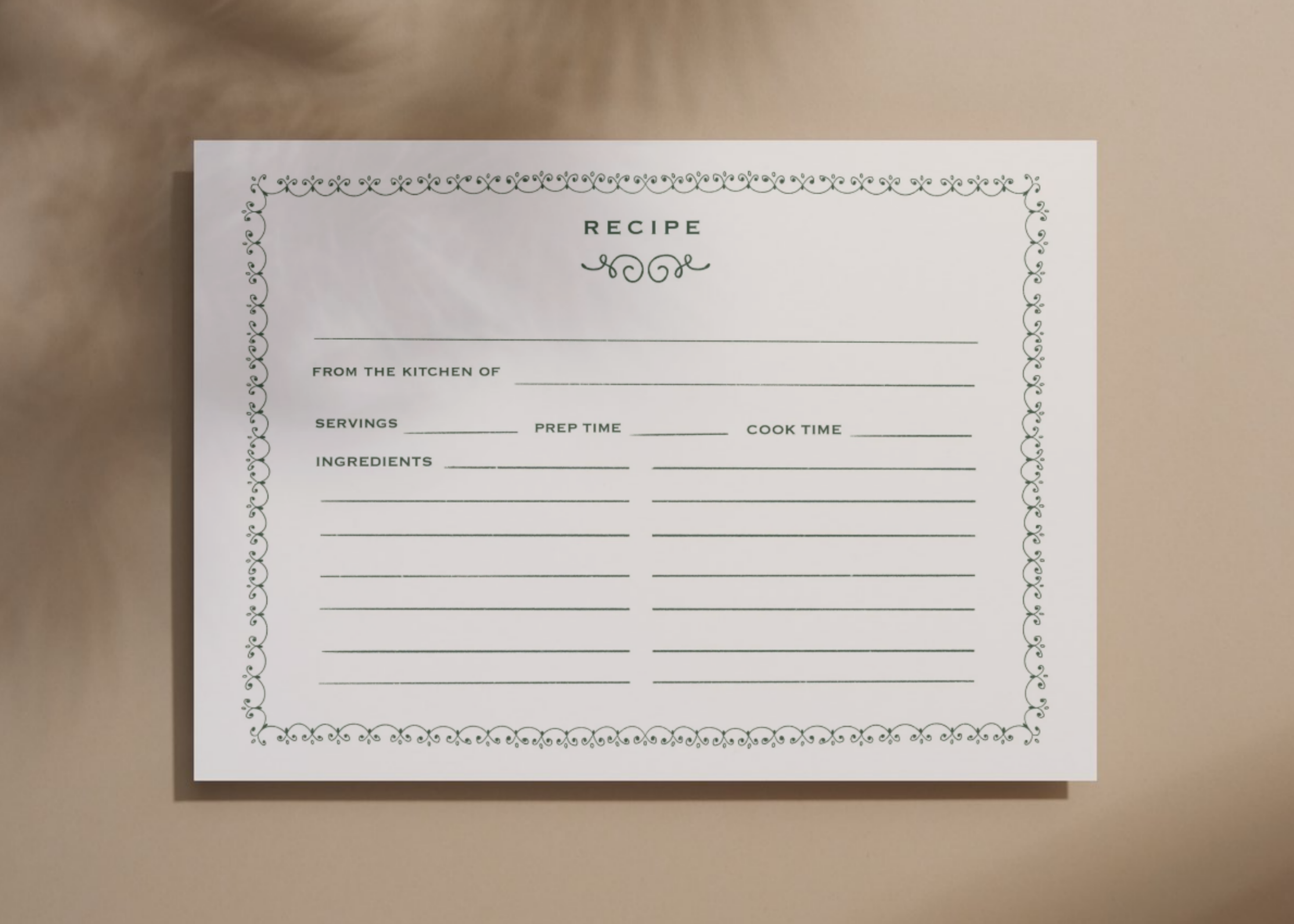 Gemma Recipe Cards