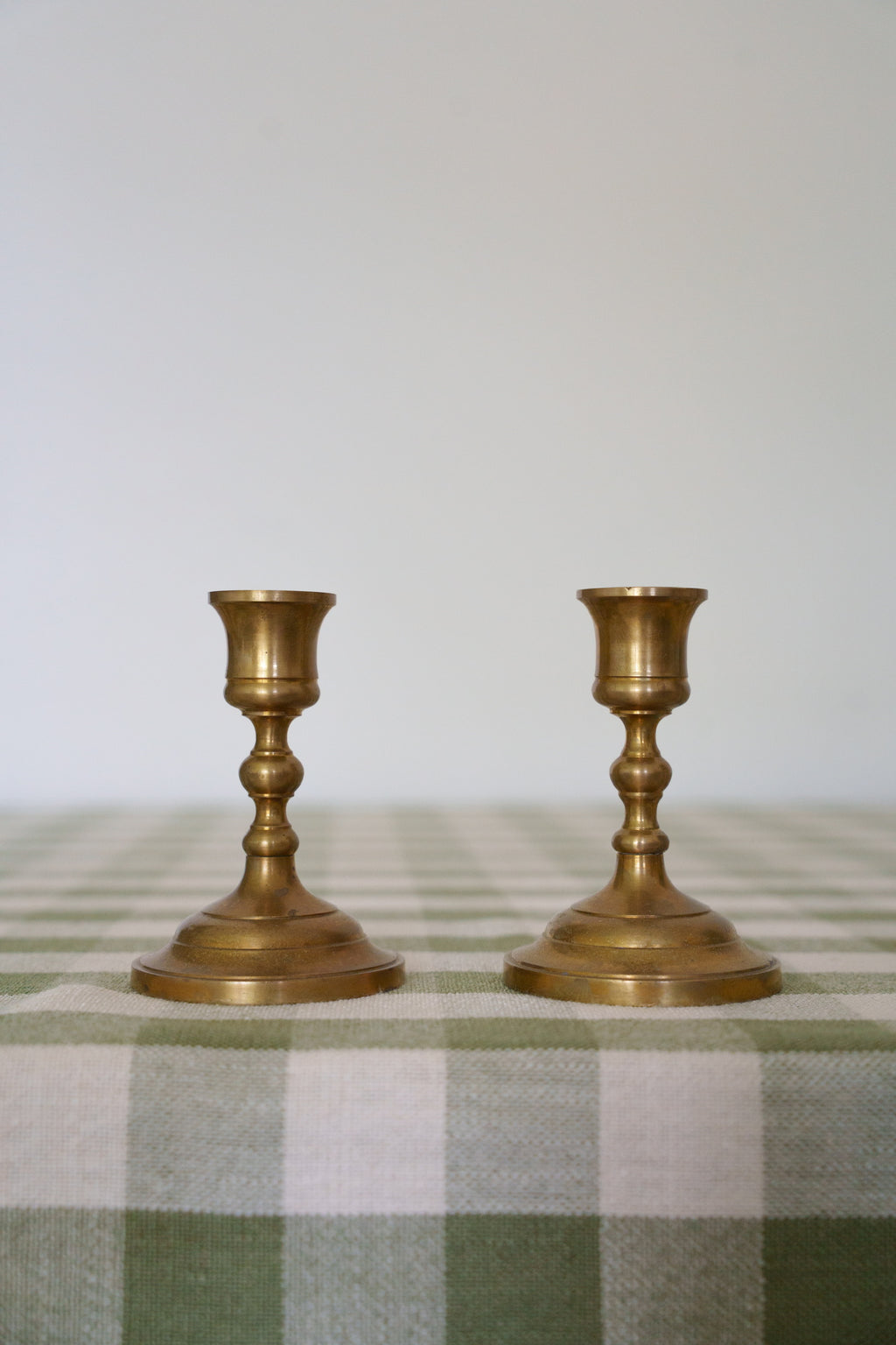 Collette Brass Candle Holder (2)