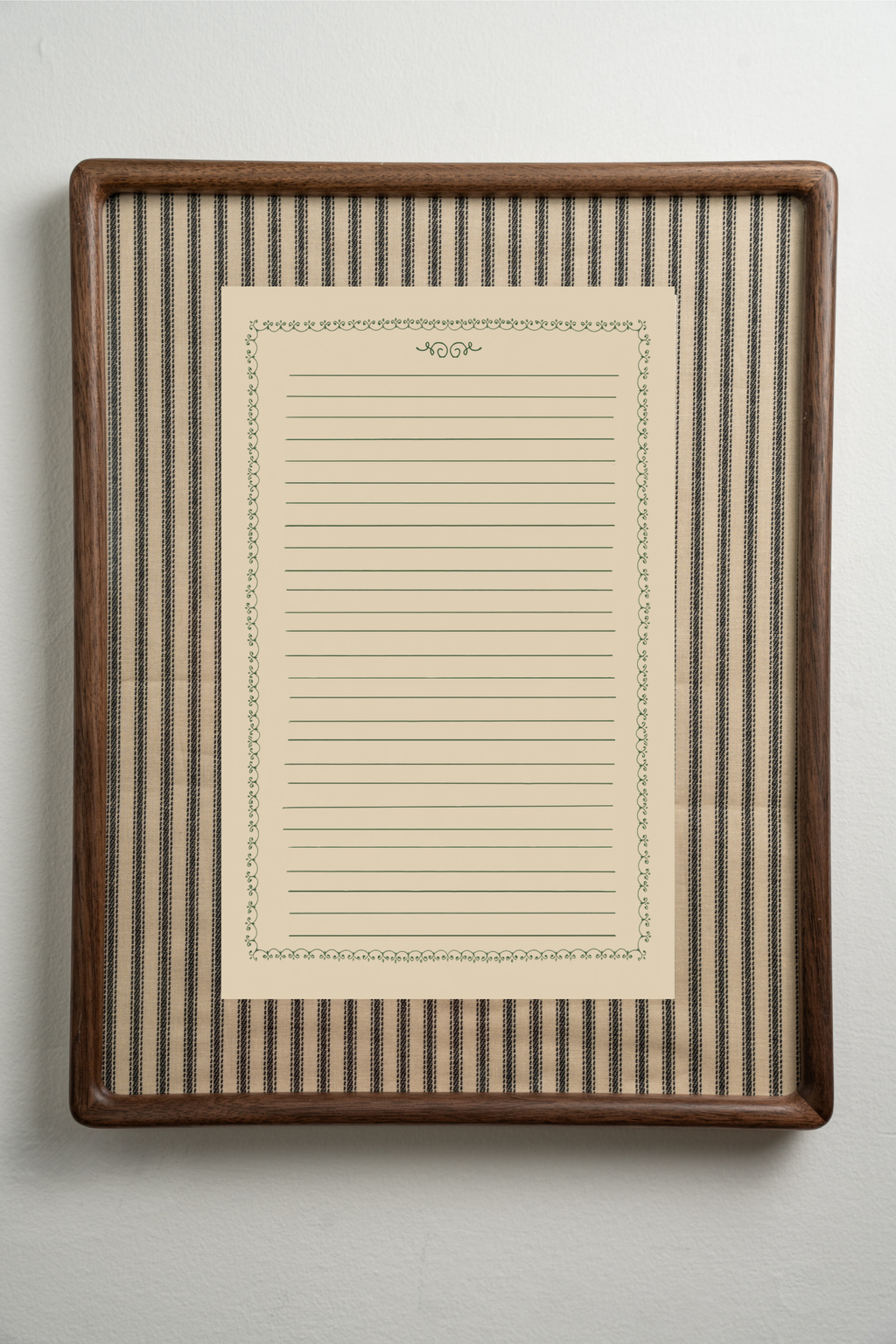 Gracie Custom Framed Letter