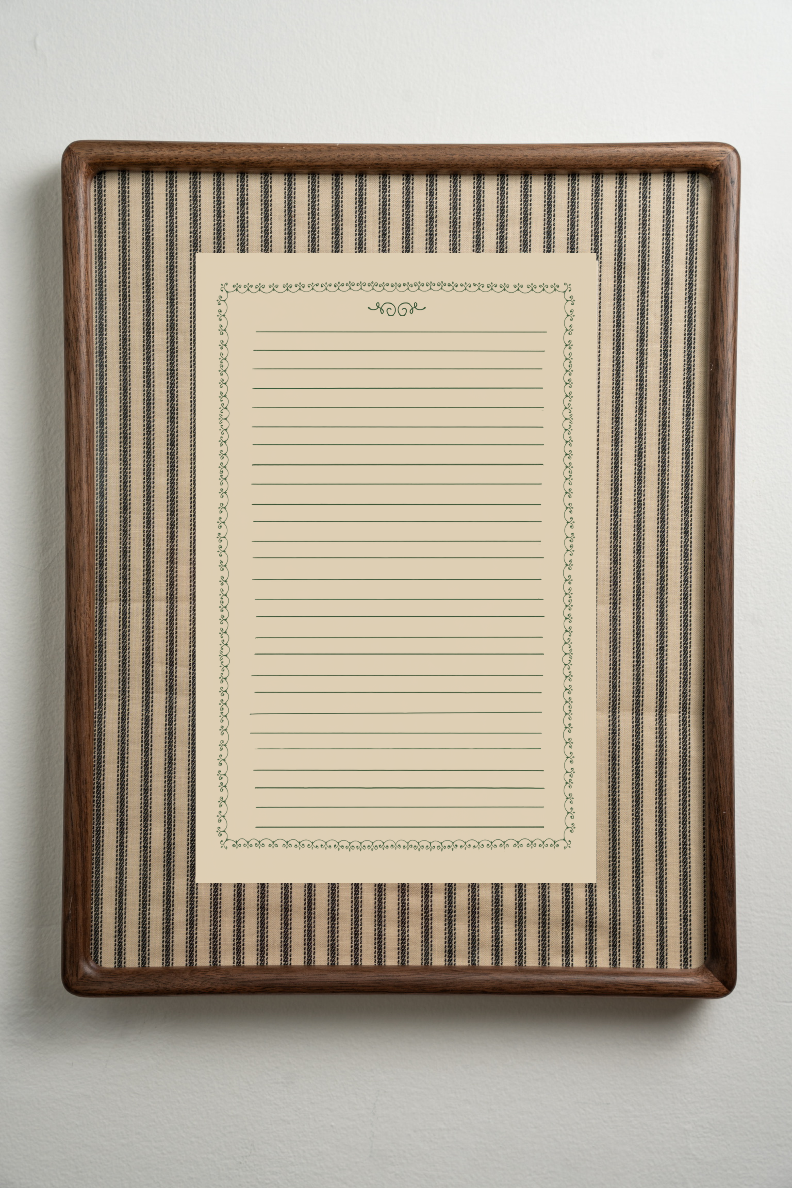 Gracie Custom Framed Letter