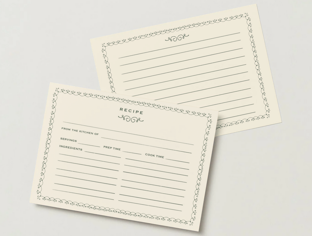 Gemma Recipe Cards